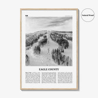 Eagle County Print Black and White, Eagle County Wall Art, Eagle County Poster, Eagle County Photo, Eagle County Wall Décor, Eagle Map