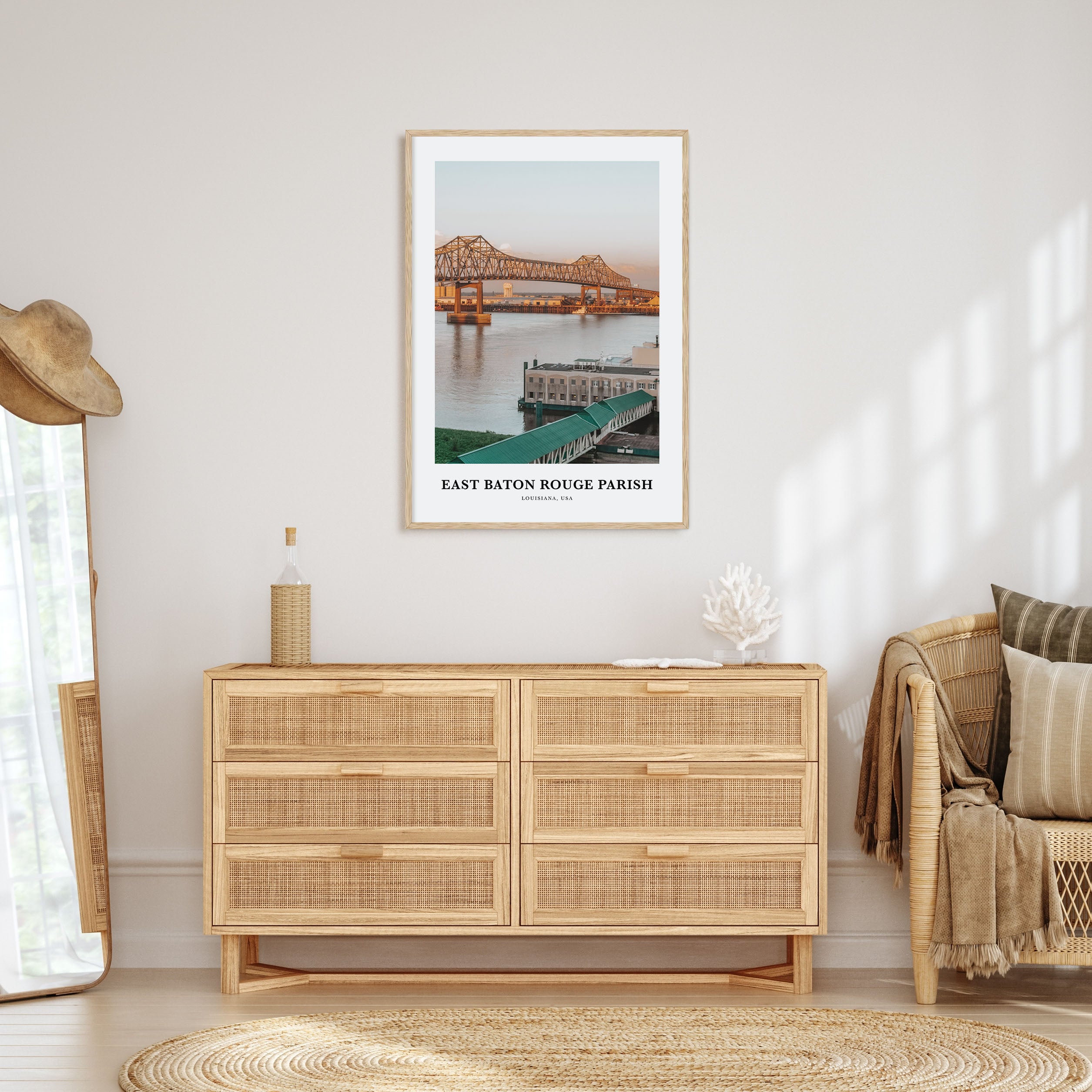 East Baton Rouge Parish Portrait Color Poster