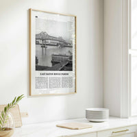 East Baton Rouge Parish Print Black and White, East Baton Wall Art, East Baton Poster, East Baton Photo, East Baton Wall Décor, Baton Map