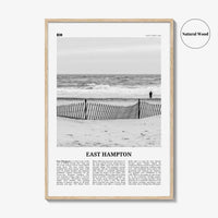 East Hampton Print Black and White, East Hampton Wall Art, East Hampton Poster, East Hampton Photo, East Hampton Map, New York, USA