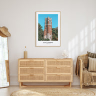East Lansing Portrait Color Poster