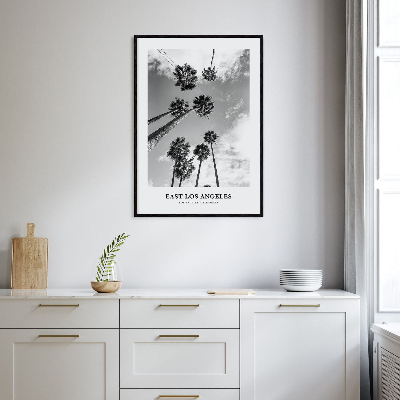East Los Angeles Portrait B&W Poster