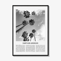 East Los Angeles Print Black and White, East Los Angeles Wall Art, East Los Angeles Poster, East Los Angeles Photo, California, USA