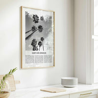 East Los Angeles Print Black and White, East Los Angeles Wall Art, East Los Angeles Poster, East Los Angeles Photo, California, USA