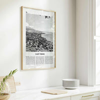 East Timor Print Black and White, East Timor Wall Art, East Timor Poster, East Timor Photo, East Timor Wall Decor, Dili, Timor-Leste, Asia