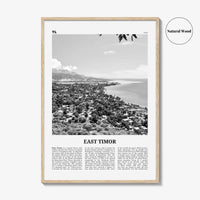 East Timor Print Black and White, East Timor Wall Art, East Timor Poster, East Timor Photo, East Timor Wall Decor, Dili, Timor-Leste, Asia