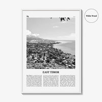 East Timor Print Black and White, East Timor Wall Art, East Timor Poster, East Timor Photo, East Timor Wall Decor, Dili, Timor-Leste, Asia