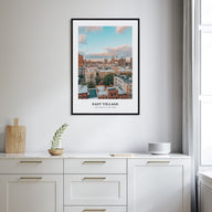 East Village, New York Portrait Color Poster