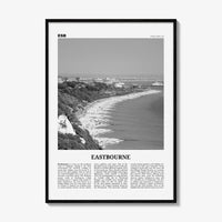 Eastbourne Print Black and White, Eastbourne Wall Art, Eastbourne Poster, Eastbourne Photo, Eastbourne Wall Décor, Eastbourne Map,