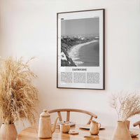 Eastbourne Print Black and White, Eastbourne Wall Art, Eastbourne Poster, Eastbourne Photo, Eastbourne Wall Décor, Eastbourne Map,
