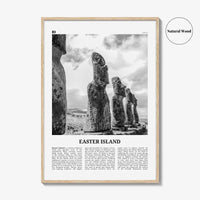 Easter Island Print Black and White, Easter Island Wall Art, Easter Island Poster, Easter Island Photo, Easter Island Wall Décor, Chile