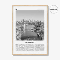 Echo Park Print Black and White No 1, Echo Park Wall Art, Echo Park Poster, Echo Park Photo, Echo Park Wall Décor, Los Angeles, California