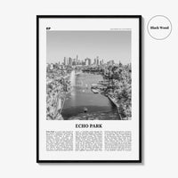 Echo Park Print Black and White No 1, Echo Park Wall Art, Echo Park Poster, Echo Park Photo, Echo Park Wall Décor, Los Angeles, California