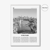 Echo Park Print Black and White No 1, Echo Park Wall Art, Echo Park Poster, Echo Park Photo, Echo Park Wall Décor, Los Angeles, California