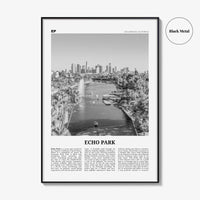 Echo Park Print Black and White No 1, Echo Park Wall Art, Echo Park Poster, Echo Park Photo, Echo Park Wall Décor, Los Angeles, California