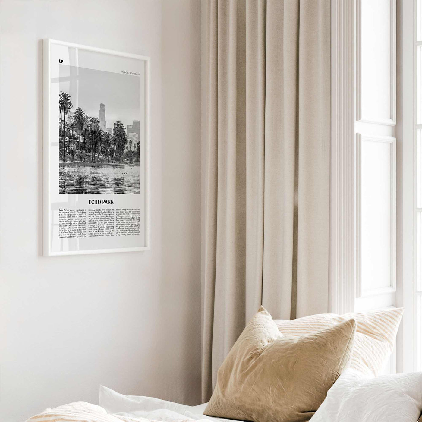 Echo Park Print Black and White No 2, Echo Park Wall Art, Echo Park Poster, Echo Park Photo, Echo Park Décor, Los Angeles, California