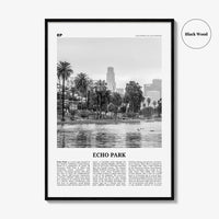 Echo Park Print Black and White No 2, Echo Park Wall Art, Echo Park Poster, Echo Park Photo, Echo Park Décor, Los Angeles, California