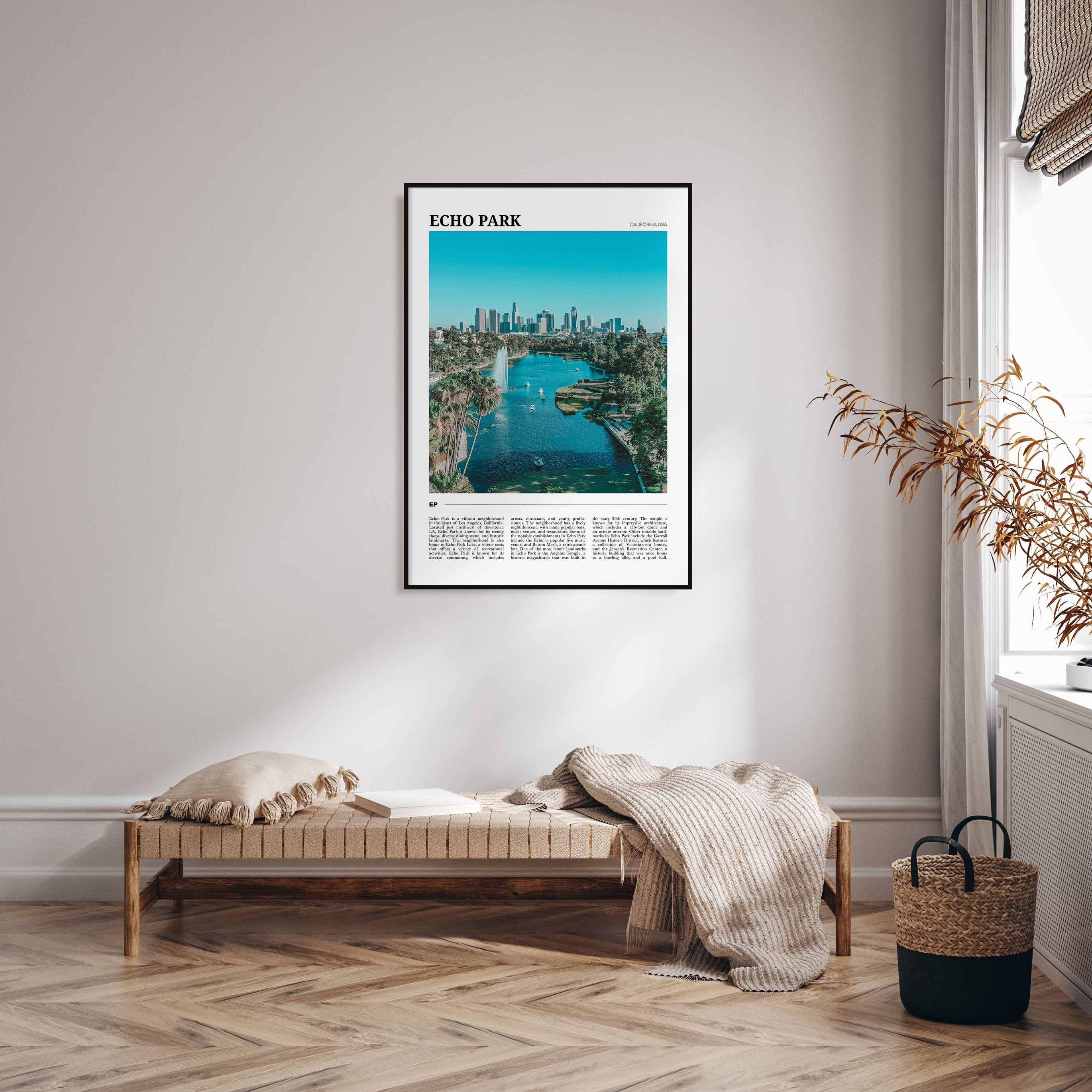 Echo Park Travel Color Poster