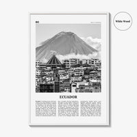 Ecuador Print Black and White No 1, Ecuador Wall Art, Ecuador Poster, Ecuador Photo, Ecuador Wall Decor, Guayaquil, Quito, South America