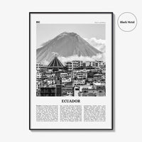 Ecuador Print Black and White No 1, Ecuador Wall Art, Ecuador Poster, Ecuador Photo, Ecuador Wall Decor, Guayaquil, Quito, South America