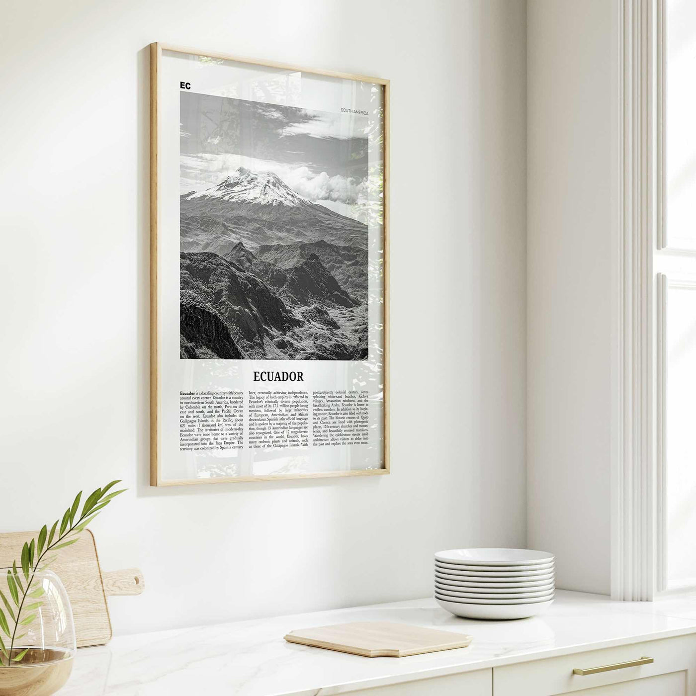 Ecuador Print Black and White No 2, Ecuador Wall Art, Ecuador Poster, Ecuador Photo, Ecuador Wall Decor, Guayaquil, Quito South America