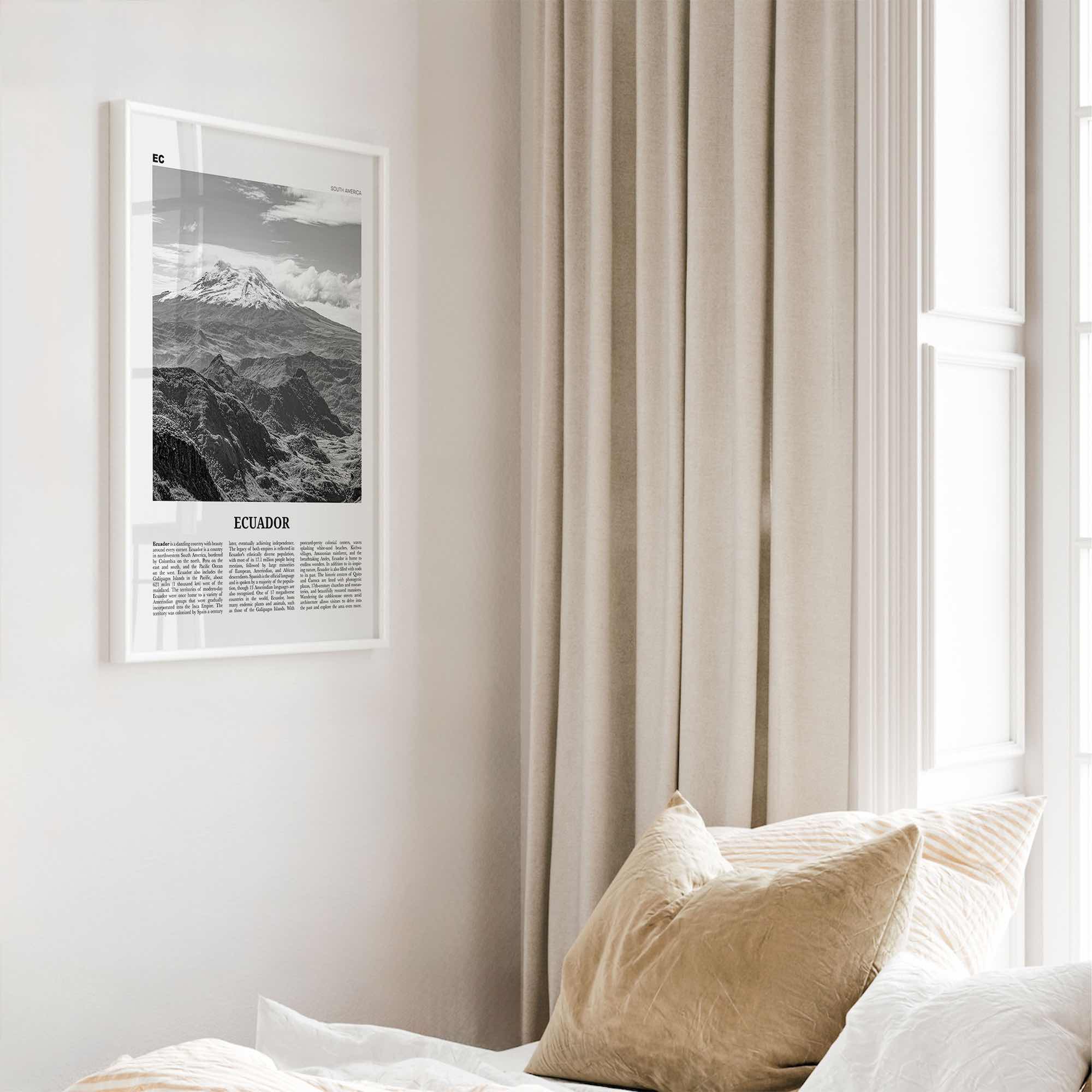 Ecuador Print Black and White No 2, Ecuador Wall Art, Ecuador Poster, Ecuador Photo, Ecuador Wall Decor, Guayaquil, Quito South America