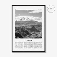 Ecuador Print Black and White No 2, Ecuador Wall Art, Ecuador Poster, Ecuador Photo, Ecuador Wall Decor, Guayaquil, Quito South America