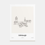 Edinburgh Drawn Poster