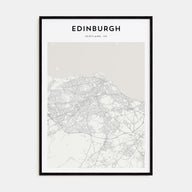 Edinburgh Map Portrait Poster