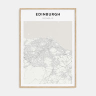 Edinburgh Map Portrait Poster