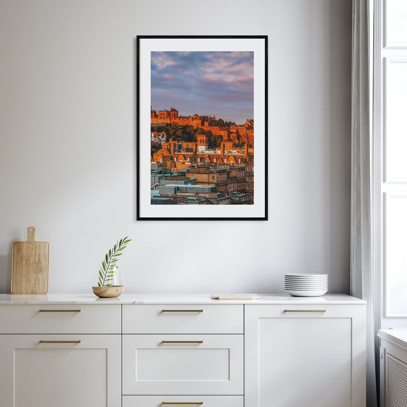 Edinburgh Photo Color Poster