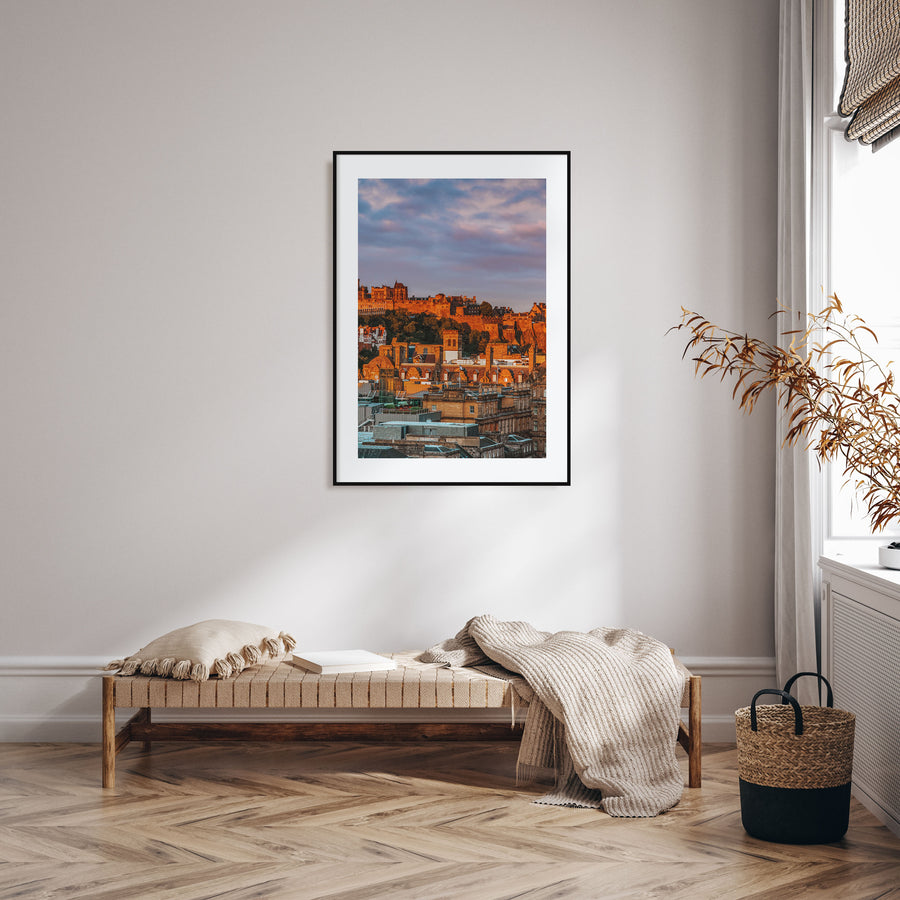 Edinburgh Photo Color Poster