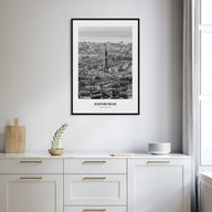 Edinburgh Portrait B&W No 1 Poster
