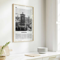 Edinburgh Print Black and White No 1, Edinburgh Wall Art, Edinburgh Poster, Edinburgh Photo, Edinburgh Wall, Scotland, UK, United Kingdom