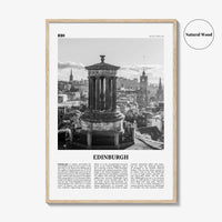 Edinburgh Print Black and White No 1, Edinburgh Wall Art, Edinburgh Poster, Edinburgh Photo, Edinburgh Wall, Scotland, UK, United Kingdom