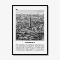 Edinburgh Print Black and White No 2, Edinburgh Wall Art, Edinburgh Poster, Edinburgh Photo, Edinburgh Wall, Scotland, UK, United Kingdom