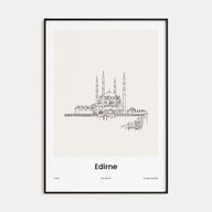 Edirne Drawn Poster