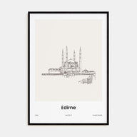 Edirne Drawn Poster