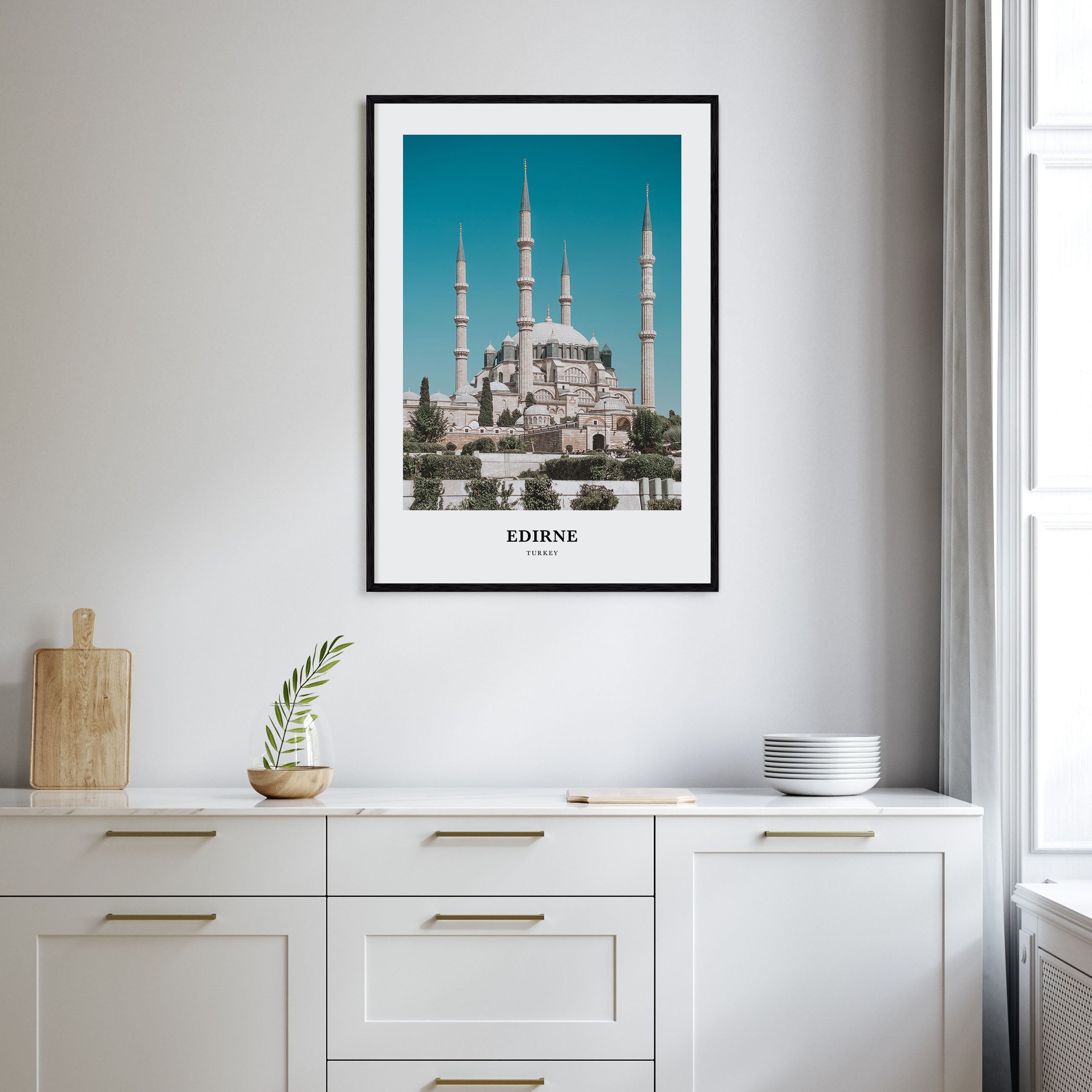 Edirne Portrait Color Poster