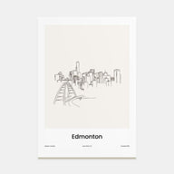 Edmonton Drawn Poster