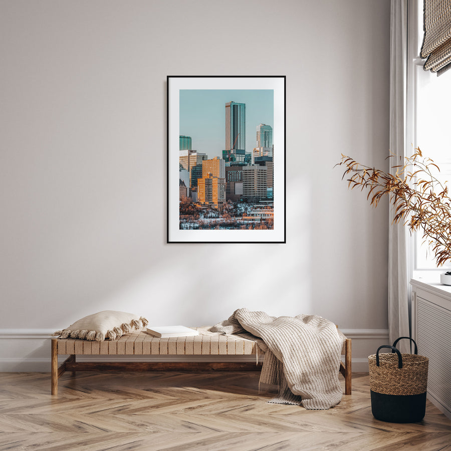 Edmonton Photo Color Poster
