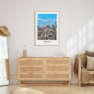 Edmonton Portrait Color No 1 Poster