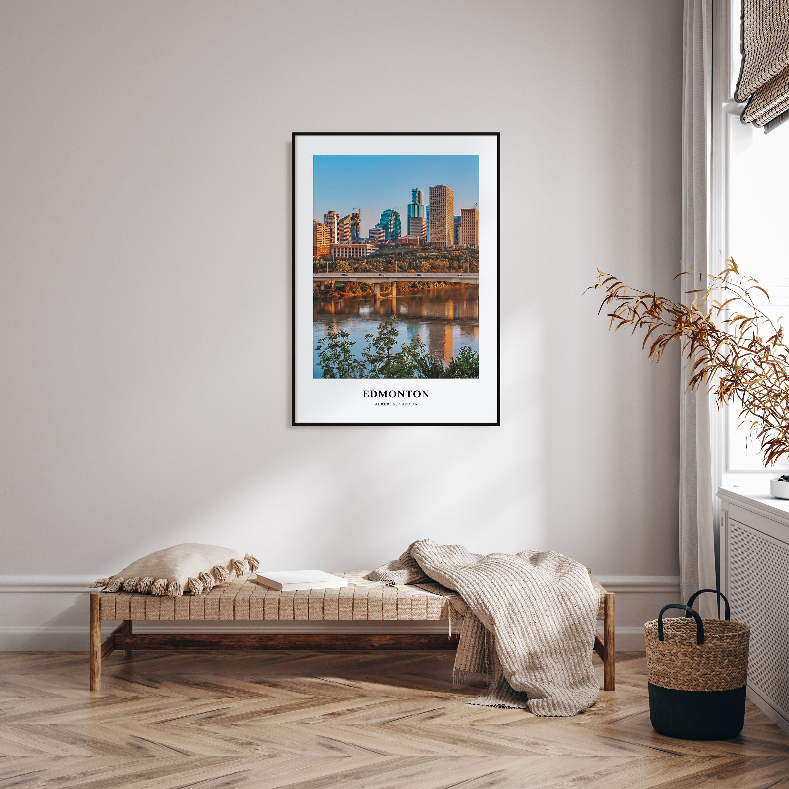 Edmonton Portrait Color No 2 Poster