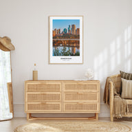 Edmonton Portrait Color No 2 Poster