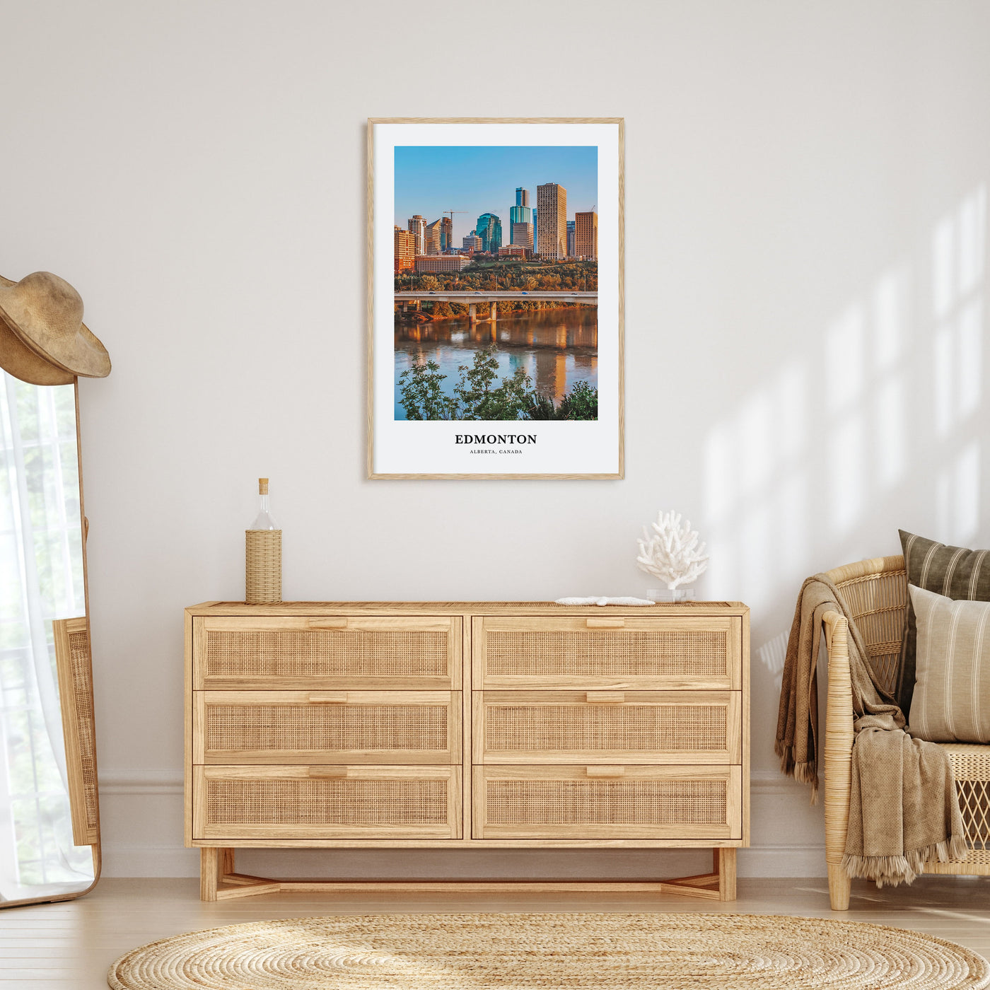 Edmonton Portrait Color No 2 Poster