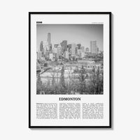 Edmonton Print Black and White No 2, Edmonton Wall Art, Edmonton Poster, Edmonton Photo, Edmonton Wall Decor, Alberta, Canada, America