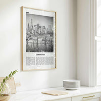 Edmonton Print Black and White No 2, Edmonton Wall Art, Edmonton Poster, Edmonton Photo, Edmonton Wall Decor, Alberta, Canada, America