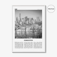 Edmonton Print Black and White No 2, Edmonton Wall Art, Edmonton Poster, Edmonton Photo, Edmonton Wall Decor, Alberta, Canada, America