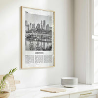 Edmonton Print Black and White No 3, Edmonton Wall Art, Edmonton Poster, Edmonton Photo, Edmonton Wall Decor, Alberta, Canada, America