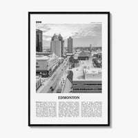 Edmonton Print Black and White No 4, Edmonton Wall Art, Edmonton Poster, Edmonton Photo, Edmonton Wall Decor, Alberta, Canada, America
